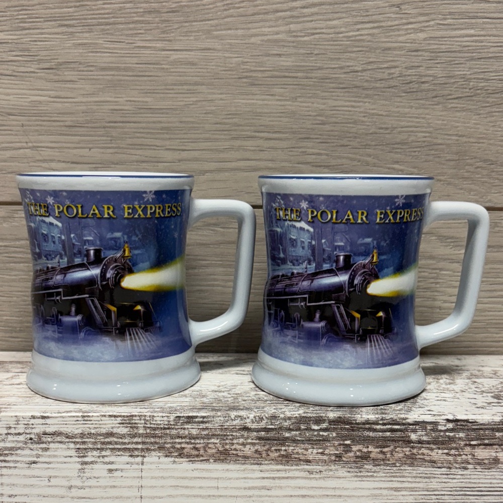 Polar Express Christmas Hot Chocolate Mugs